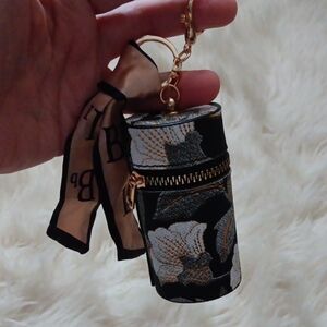 Elegant Black and Gold Key And/ Or Purse Charm
